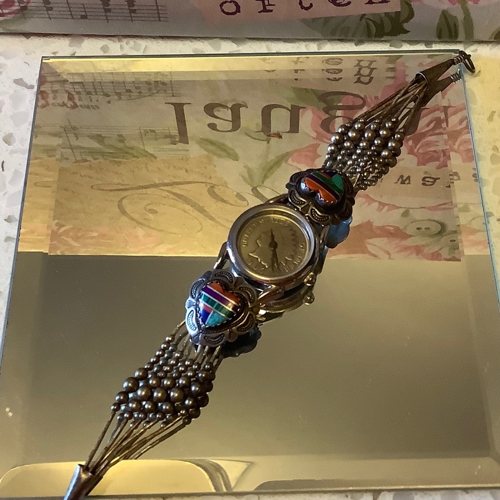Vintage James B. Longacre watch 925 silver
